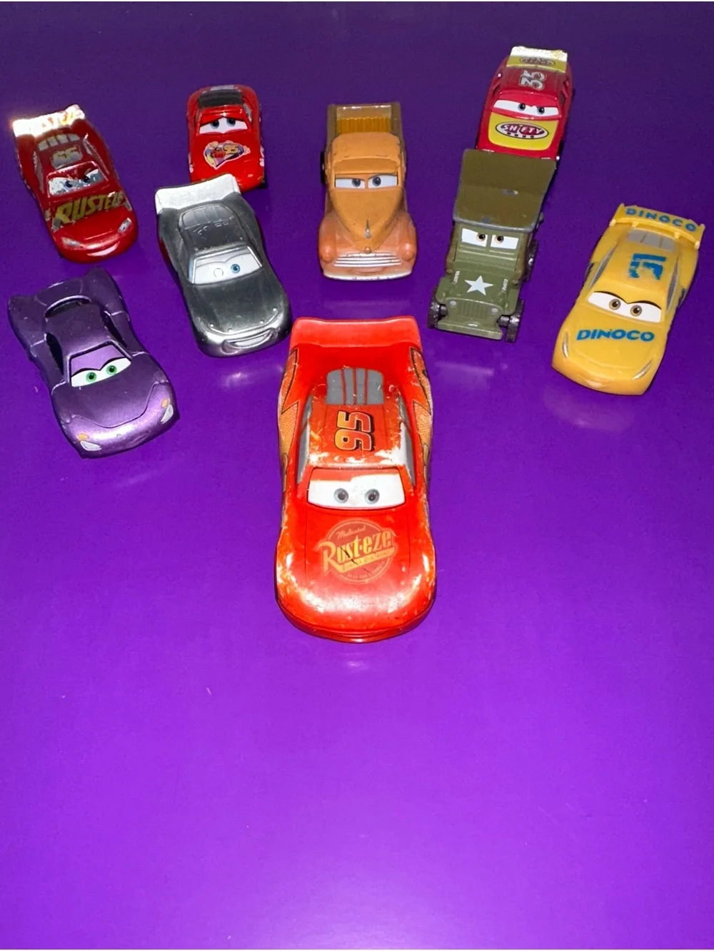 Disney Cars Pixar Lightning McQueen & Friends Race Car Toys - Bundle
